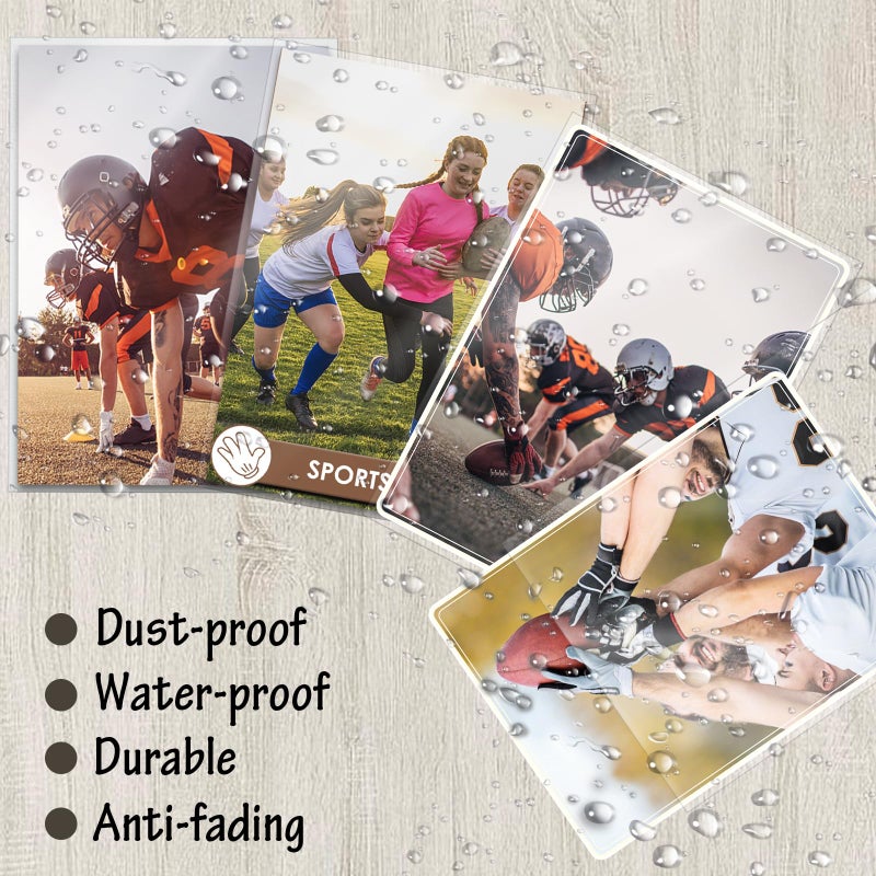 Kitoyz 500Pcs Card Sleeves for Trading Card, Matte Card Sleeves Deck Card Protectors Compatible with Baseball Cards, Sports Cards, Game Cards, Clear - Image 3